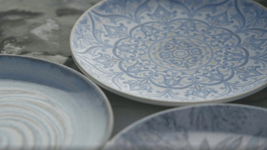 tableware decoration made by machinery